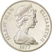 Coin, Isle of Man, Elizabeth II, Crown, 1977, Pobjoy Mint, MS(63), Silver