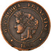 Moneta, Francia, Cérès, 5 Centimes, 1896, Paris, MB+, Bronzo, KM:821.1