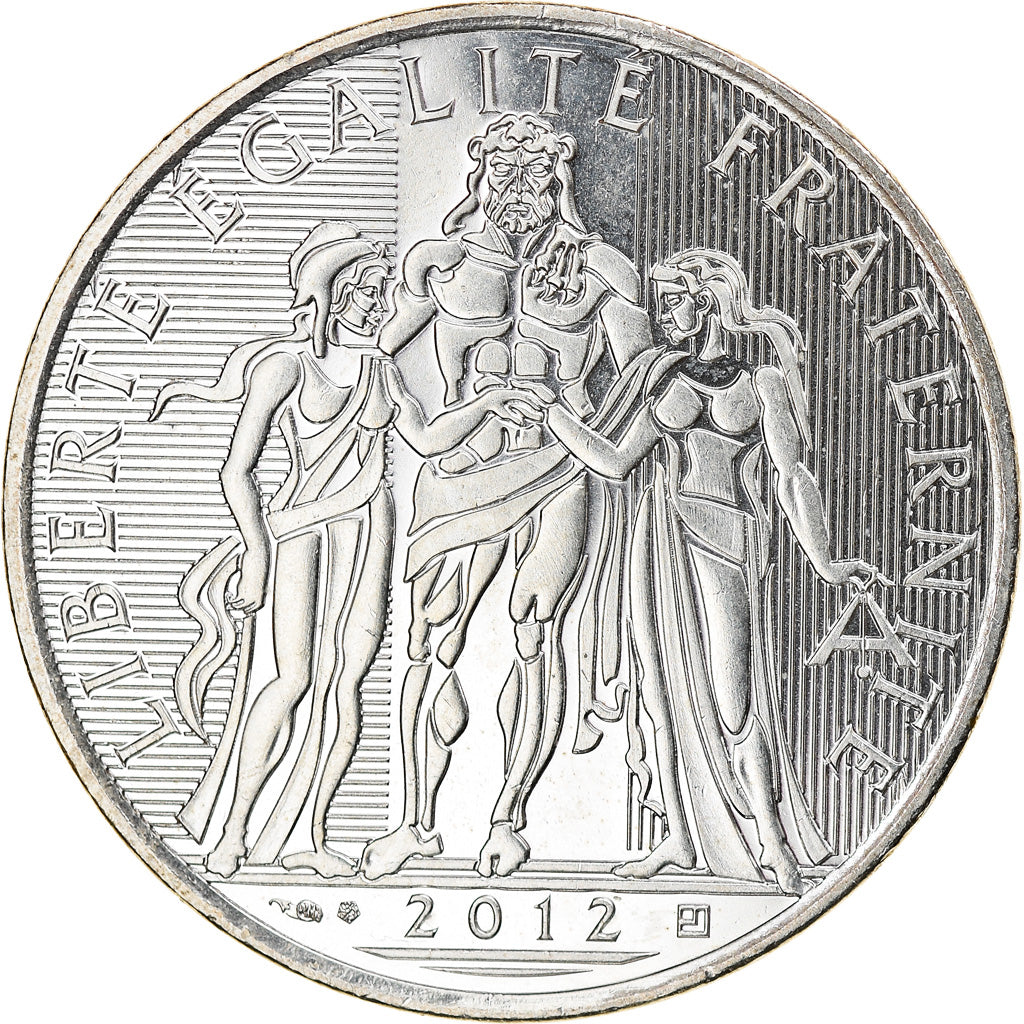 Frankreich, 10 Euro, Hercule, 2012, Paris, VZ, Silber, Gadoury:EU516, KM:2073