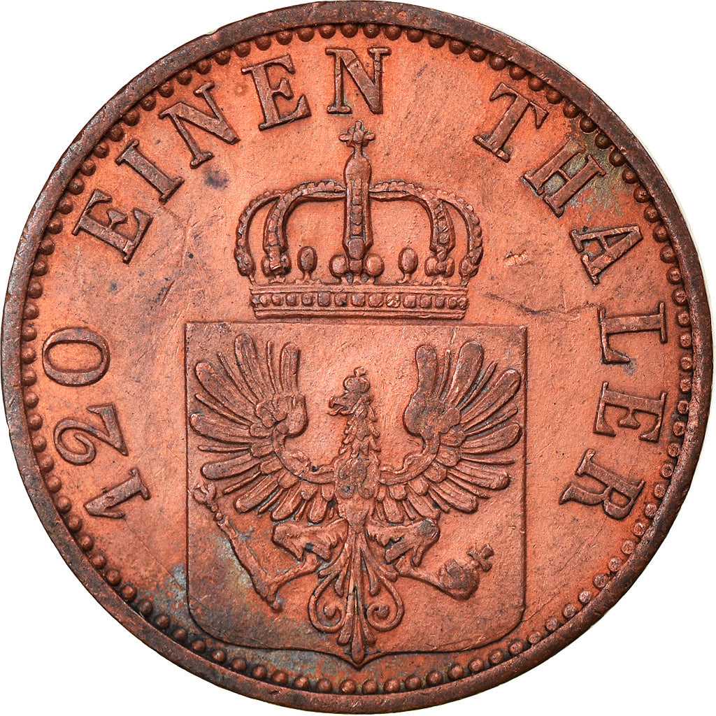 Coin, German States, PRUSSIA, Wilhelm I, 3 Pfennig, 1869, Berlin, EF(40-45)
