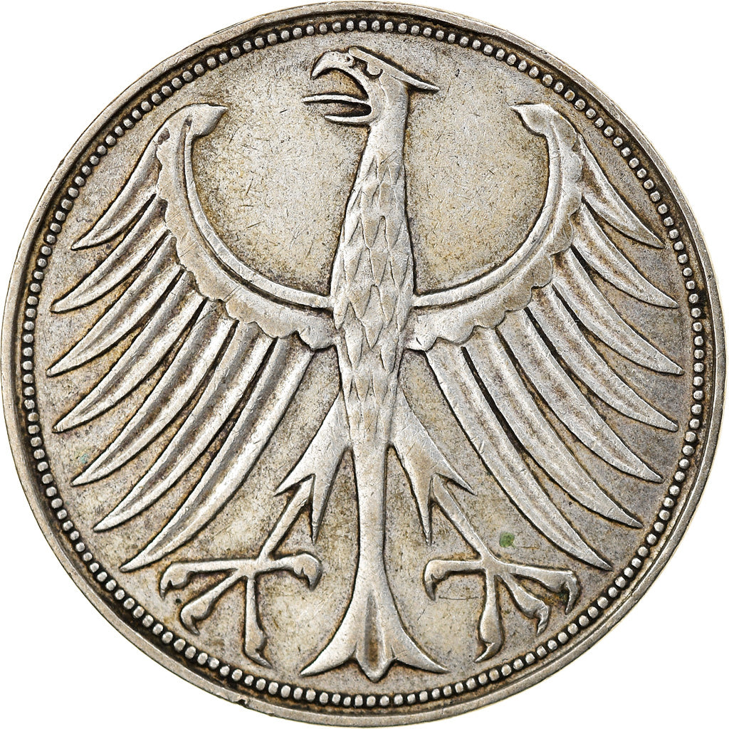 Münze, Bundesrepublik Deutschland, 5 Mark, 1951, Munich, SS, Silber, KM:112.1