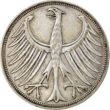 Münze, Bundesrepublik Deutschland, 5 Mark, 1951, Munich, SS, Silber, KM:112.1