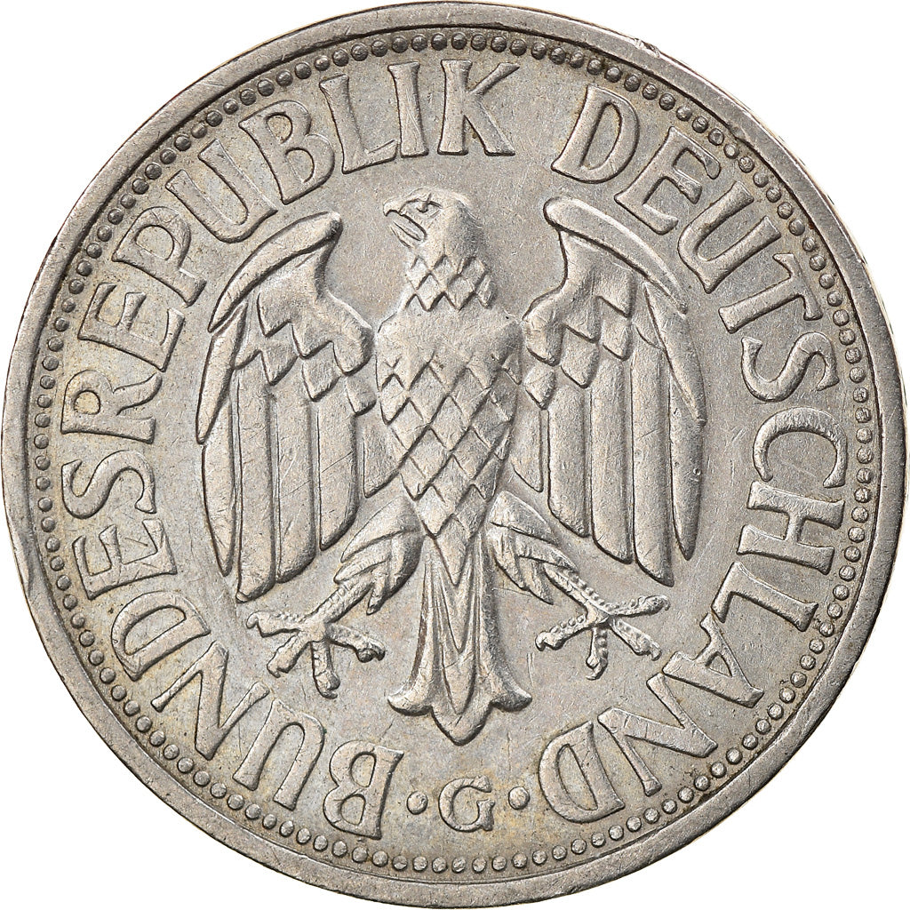 Coin, GERMANY - FEDERAL REPUBLIC, 2 Mark, 1951, Karlsruhe, AU(50-53)