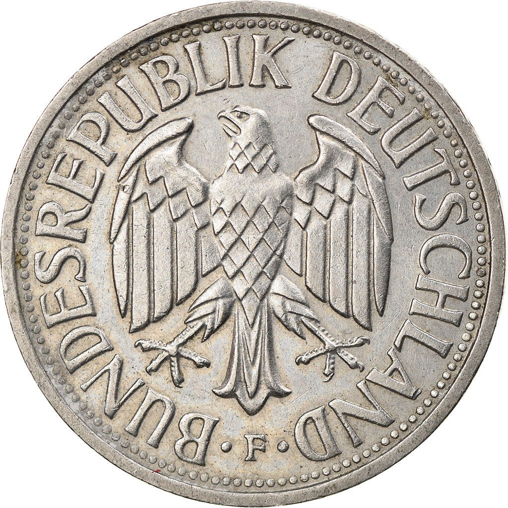 Moneta, GERMANIA - REPUBBLICA FEDERALE, 2 Mark, 1951, Stuttgart, BB+