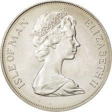 ISLE OF MAN, 25 Pence, 1975, Pobjoy Mint, KM #31a, MS(63), Silver, 38.5, 28.69