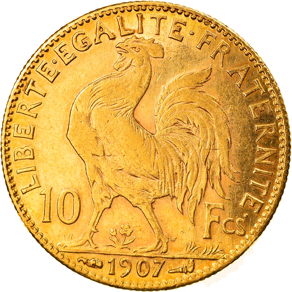 Monnaie, France, Marianne, 10 Francs, 1907, Paris, TTB+, Or, Gadoury:1017