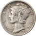 Coin, United States, Mercury Dime, 1917, Philadelphia, EF(40-45), Silver