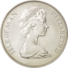 Monnaie, Isle of Man, Elizabeth II, 25 Pence, 1975, Pobjoy Mint, SPL, Argent