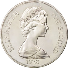 ASCENSION ISLAND, 25 Pence, Crown, 1978, Pobjoy Mint, KM #1a, MS(63), Silver,...