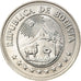 Munten, Bolivia, 5 Pesos Bolivianos, 1980, UNC-, Nickel Clad Steel, KM:197