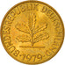 Coin, GERMANY - FEDERAL REPUBLIC, 10 Pfennig, 1979, Stuttgart, AU(55-58), Brass