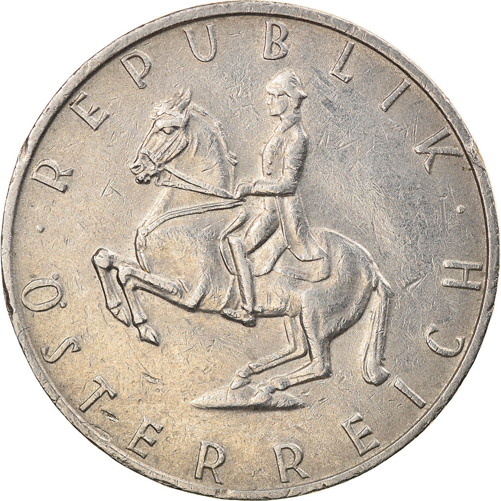 Coin, Austria, 5 Schilling, 1968, EF(40-45), Copper-nickel, KM:2889a