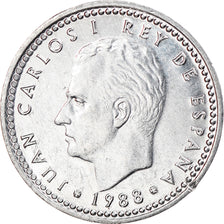 Moneda, España, Juan Carlos I, Peseta, 1988, Madrid, EBC, Aluminio, KM:821