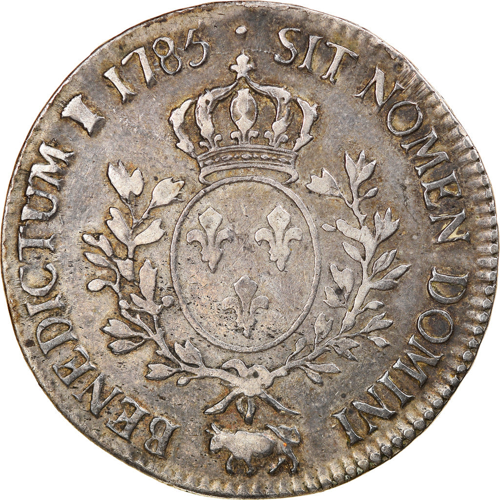Coin, France, Louis XVI, Ecu, 1785, Pau, VF(30-35), Silver, KM:572, Gadoury:356a