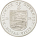 GUERNSEY, 25 Pence, 1978, KM #32a, MS(63), Silver, 38.5, 28.30