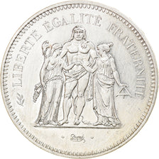 Coin, France, Hercule, 50 Francs, 1975, Paris, AU(55-58), Silver, KM:941.1