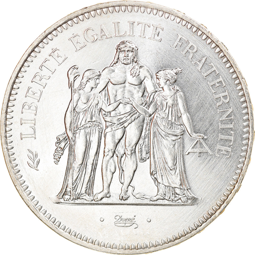 Coin, France, Hercule, 50 Francs, 1979, Paris, AU(55-58), Silver, KM:941.1