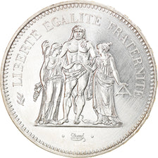 Coin, France, Hercule, 50 Francs, 1979, Paris, AU(55-58), Silver, KM:941.1