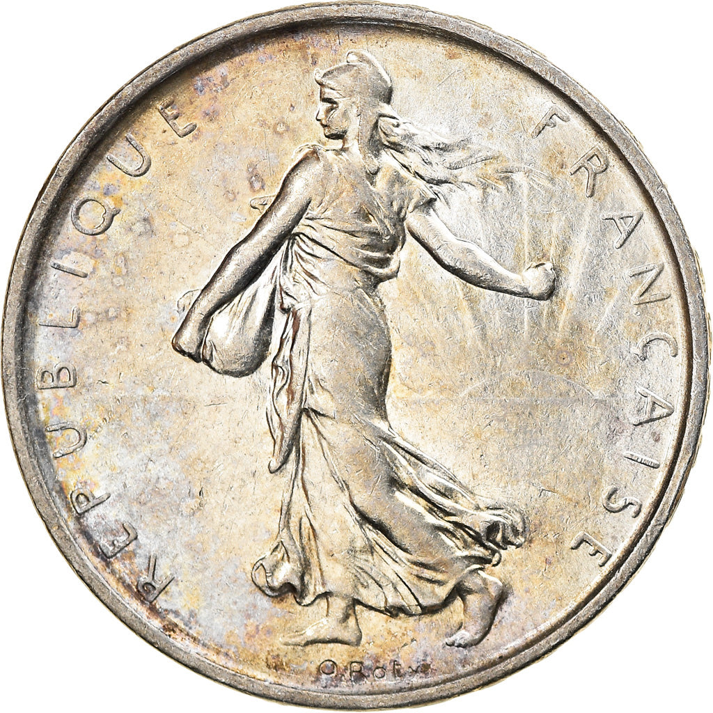 Moneta, Francia, Semeuse, 5 Francs, 1964, SPL-, Argento, KM:926, Gadoury:770