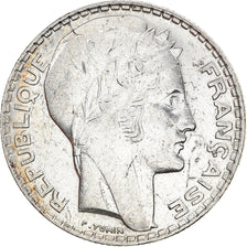 Coin, France, Turin, 10 Francs, 1938, Paris, EF(40-45), Silver, KM:878