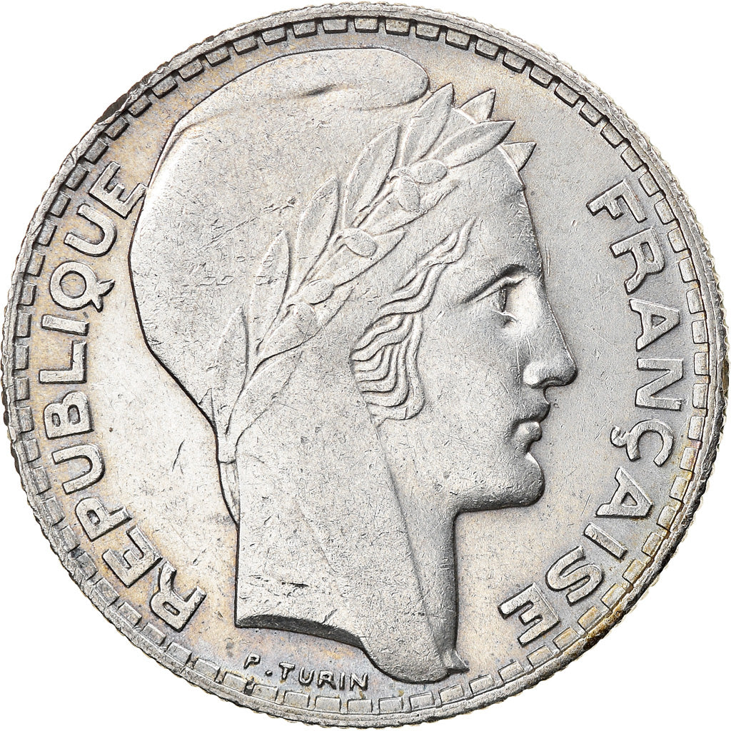 Monnaie, France, Turin, 10 Francs, 1938, Paris, TTB, Argent, Gadoury:801, KM:878