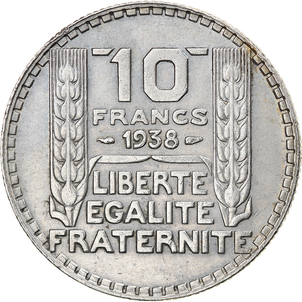 Monnaie, France, Turin, 10 Francs, 1938, Paris, TTB, Argent, Gadoury:801, KM:878
