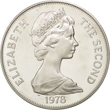 TRISTAN DA CUNHA, Crown, 1978, Pobjoy Mint, KM #2a, MS(63), Silver, 38.5, 28.35