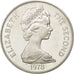 TRISTAN DA CUNHA, Crown, 1978, Pobjoy Mint, KM #2a, MS(63), Silver, 38.5, 28.35