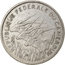 Coin, Cameroon, 100 Francs, 1972, Paris, EF(40-45), Nickel, KM:15