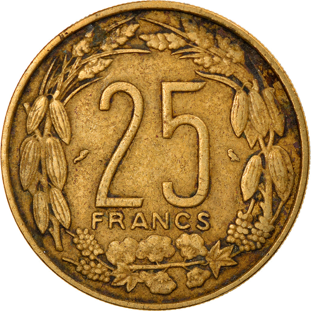 Coin, EQUATORIAL AFRICAN STATES, 25 Francs, 1970, Paris, EF(40-45)