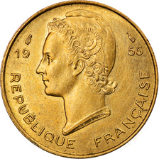 Moneda, África oriental francesa, 10 Francs, 1956, Paris, EBC+, Aluminio -