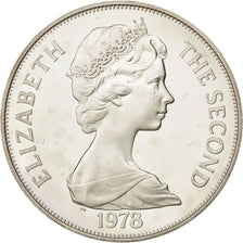 TRISTAN DA CUNHA, Crown, 1978, Pobjoy Mint, KM #2a, MS(63), Silver, 38.5, 28.66
