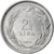 Moneta, Turcja, 2-1/2 Lira, 1976, AU(55-58), Stal nierdzewna, KM:893.2