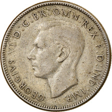Coin, Australia, George VI, Florin, 1946, Melbourne, EF(40-45), Silver, KM:40a