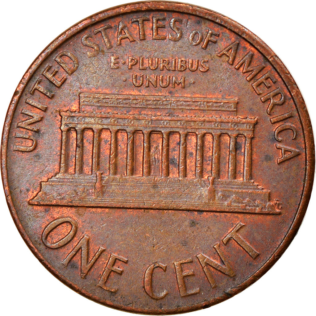 Moneta, Stati Uniti, Lincoln Cent, 1967, Philadelphia, BB, Ottone, KM:201
