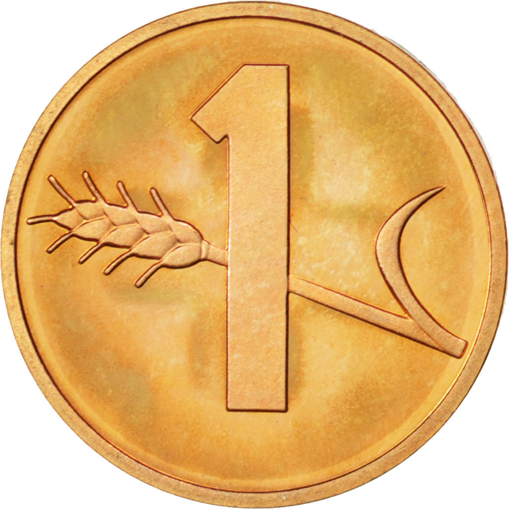 Coin, Switzerland, Rappen, 1978, MS(63), Bronze, KM:46