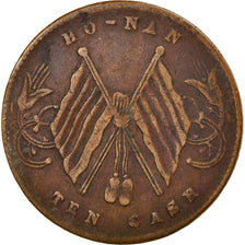 Munten, Chinese Republiek, 10 Cash, 10 Wen, 1920, ZF, Koper, KM:302.1