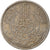 Moneda, Túnez, Muhammad al-Amin Bey, 5 Francs, 1954, Paris, MBC, Cobre -
