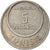 Moneda, Túnez, Muhammad al-Amin Bey, 5 Francs, 1954, Paris, MBC, Cobre -