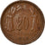 Moneta, Chile, 20 Centavos, 1945, EF(40-45), Miedź, KM:177