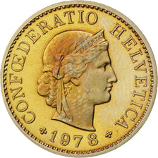 SWITZERLAND, 5 Rappen, 1978, Bern, KM #26, MS(63), Copper-Nickel, 17.15, 1.99