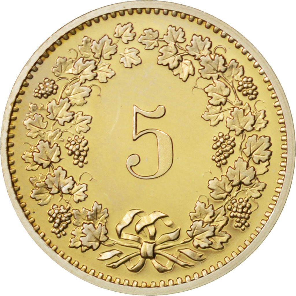 SWITZERLAND, 5 Rappen, 1978, Bern, KM #26, MS(63), Copper-Nickel, 17.15, 1.99