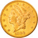Coin, United States, Coronet Head, $20,1882, San Francisco, AU(50-53)