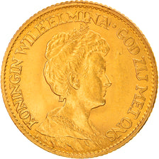Münze, Niederlande, Wilhelmina I, 10 Gulden, 1912, VZ, Gold, KM:149
