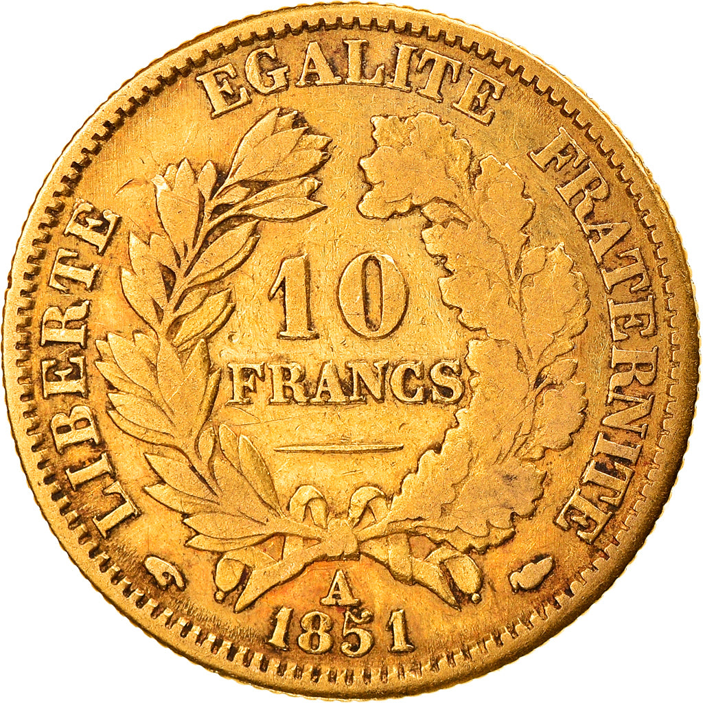 Coin, France, Cérès, 10 Francs, 1951, Paris, EF(40-45), Gold, KM:770