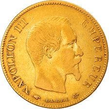 Moneta, Francia, Napoleon III, 10 Francs, 1859, Paris, BB, Oro, KM:784.3