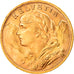 Moneda, Suiza, 20 Francs, 1947, Bern, EBC, Oro, KM:35.2