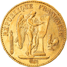 Coin, France, Génie, 20 Francs, 1877, Paris, AU(50-53), Gold, KM:825