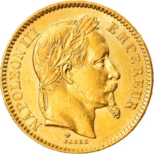Monnaie, France, Napoleon III, 20 Francs, 1863, Strasbourg, TTB+, Or