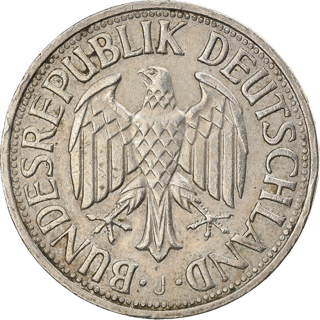 Moneda, ALEMANIA - REPÚBLICA FEDERAL, Mark, 1971, Hamburg, MBC, Cobre -